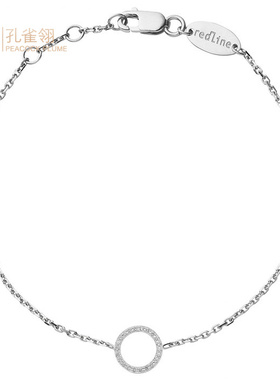 红绳女士圆形克拉钻石手链