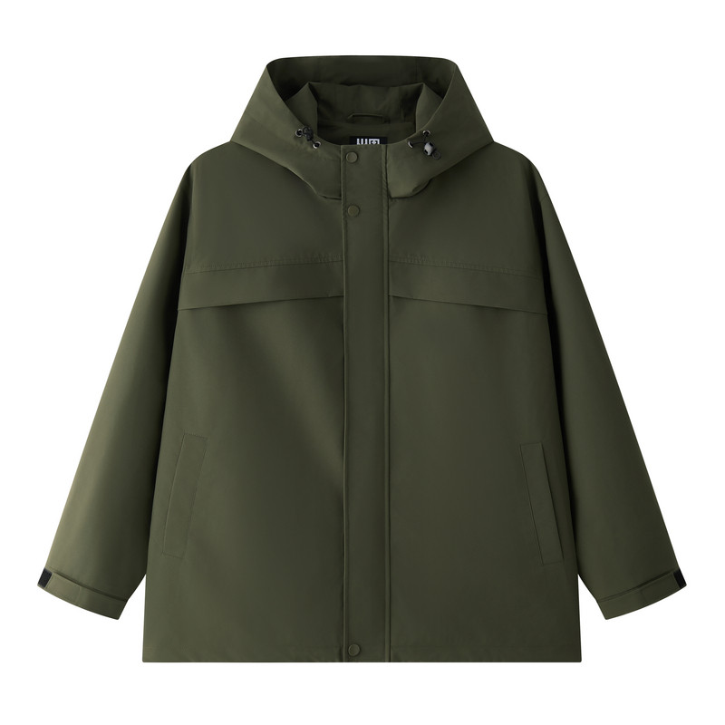 半墨大码男装冲锋衣式夹克男2025秋季新款户外宽松三合一连帽外套,淘宝优惠券,粉丝福利购,淘宝优惠卷