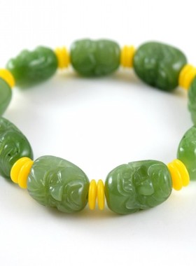 天然手串男女款新疆和田玉