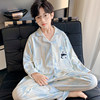 Boys' Pajamas Spring and Autumn New Children's Home Clothing Sets Old Boys' Casual Underwear Two-piece Set Children's Clothing Trend