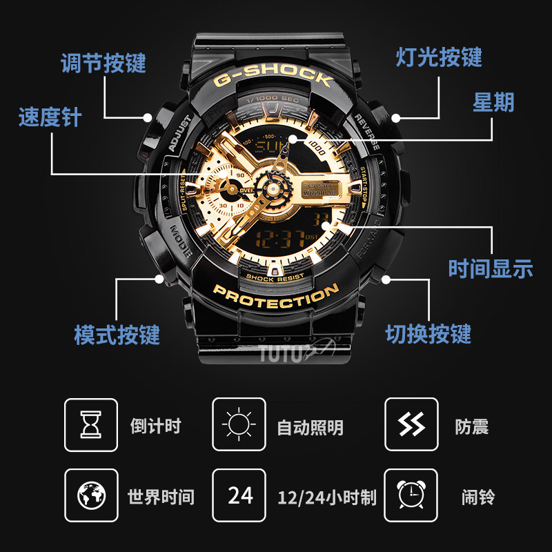 g shock ga 110gb fake