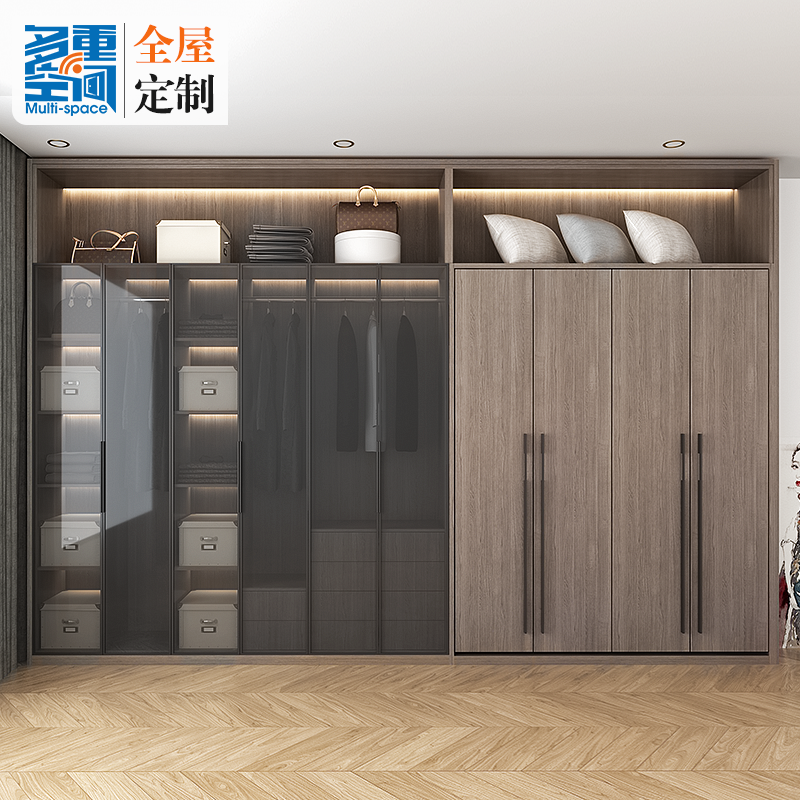 定制实木极简多功能正翻隐形床 折叠壁床墙床 衣柜书柜组合一体,淘宝优惠券,粉丝福利购,淘宝优惠卷