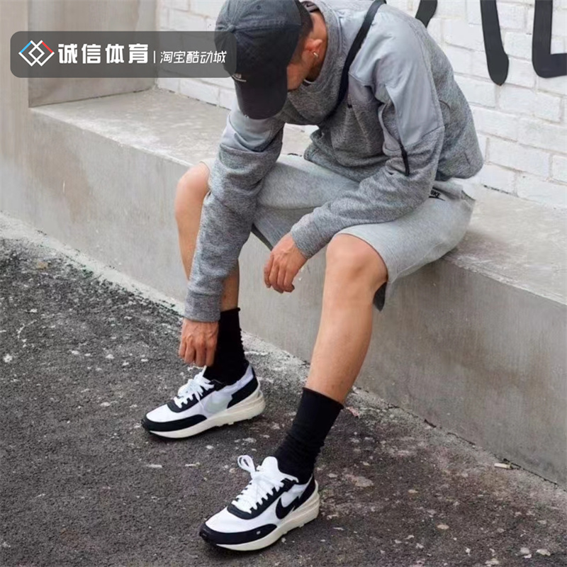 耐克Nike WaffleOne男女低帮透气耐磨休闲鞋DZ2527-DA7995-DO9782-图3