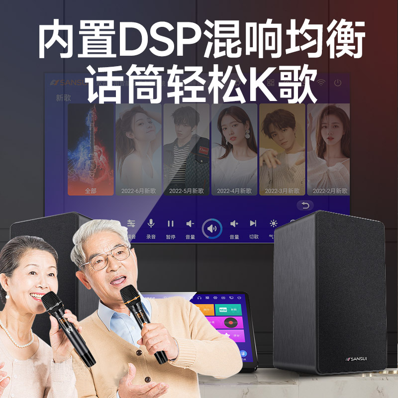 山水h19家庭ktv套装全套点歌机 山水山水激光KTV/卡拉OK音箱