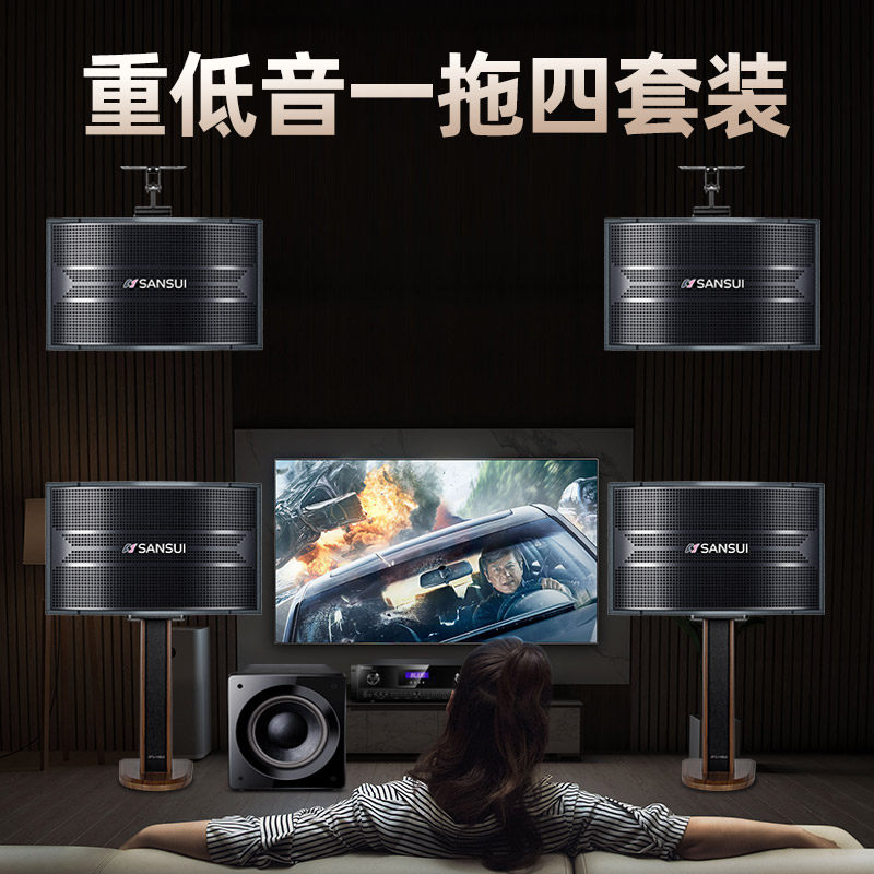 山水h20家庭ktv音响套装 山水山水激光KTV/卡拉OK音箱