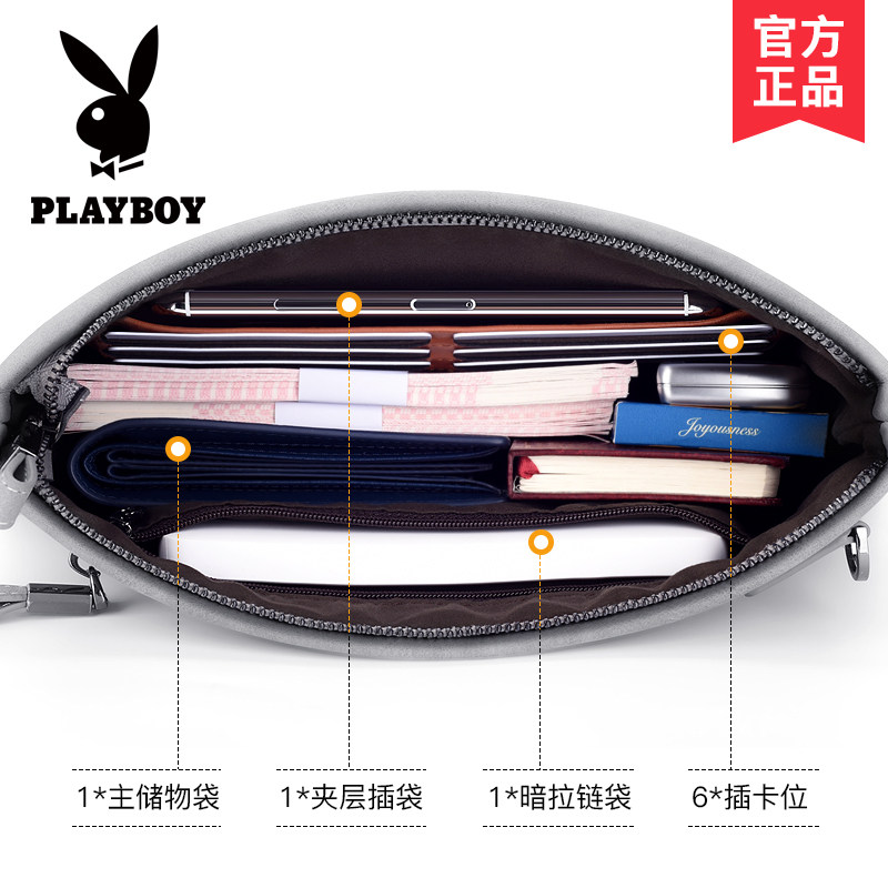 花花公子男士新款手拿包男士包包 花花公子悦诚男士包袋