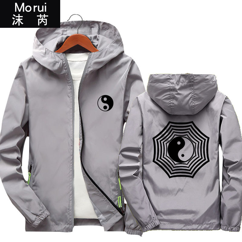 道教太极八卦图派系中国风文化夹克 沫芮服饰夹克