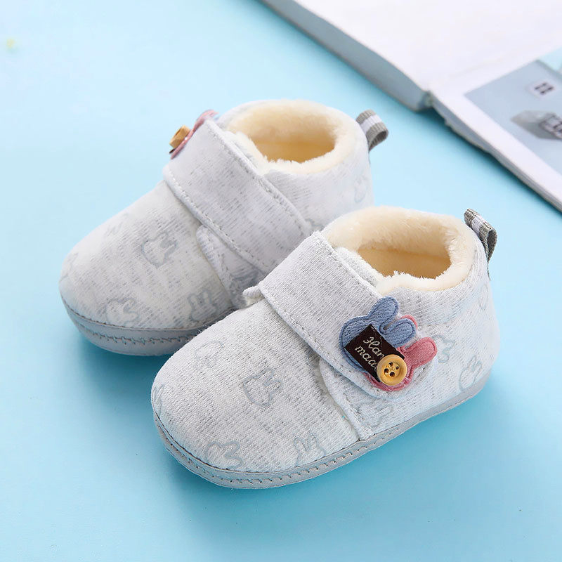 秋冬婴儿鞋0-1岁棉鞋软底加绒加厚保暖学步不掉鞋3-6-9月宝宝鞋子,淘宝优惠券,粉丝福利购,淘宝优惠卷