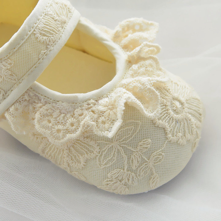 婴儿鞋春夏软底学步鞋女宝宝公主鞋幼儿花边鞋子6-12个月8周岁9薄