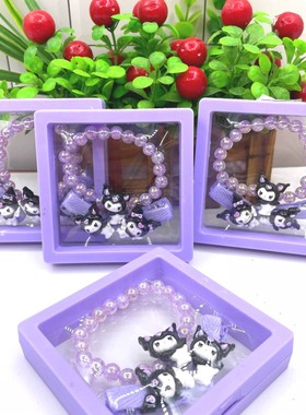 联宝女孩塑料卡通手链