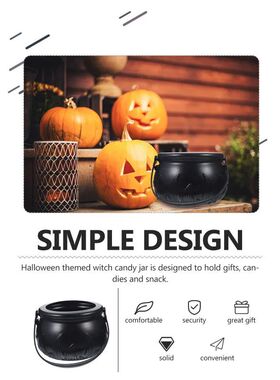 Halloween Themed Decorations Large Size Witch Bucket Plastic