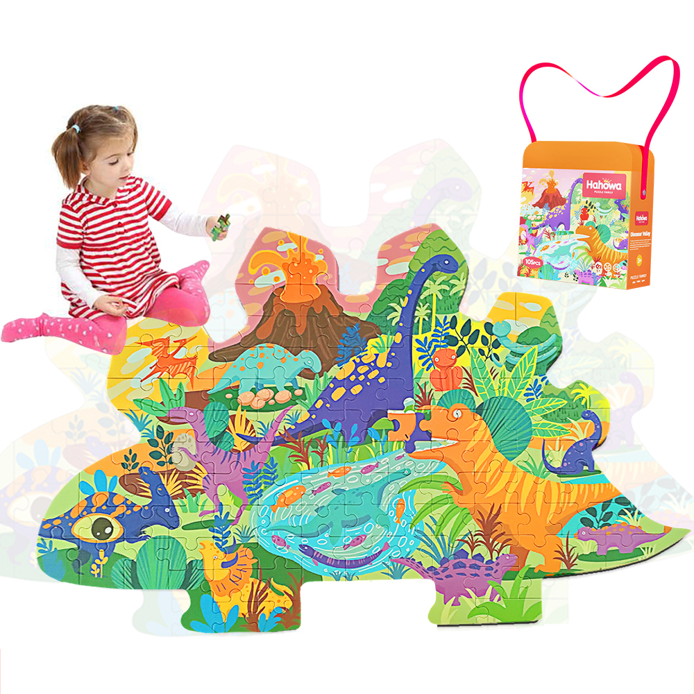 Hahowa Animal Puzzle Toys For Kids Unique Shapes Jigsaw - 图0