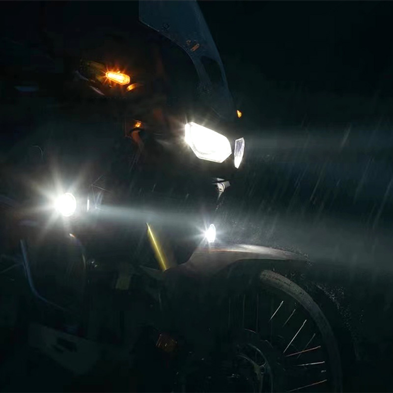 适用 本田crf1100L 改装件 射灯支架 CRF1100L ADV 雾灯辅助支架 - 图2