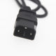 Xinri ໄຟຟ້າຫມໍ້ໄຟລົດ charger adapter cord square hole plug to small male female plug conversion cord
