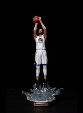 NBA篮球明星勇士队GK30号库里雕