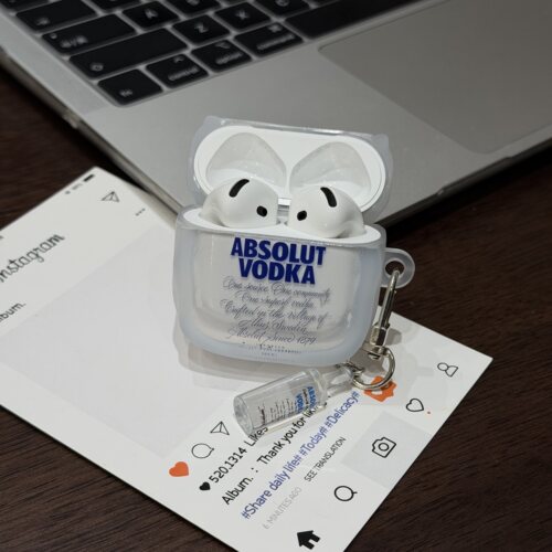 一瓶立体伏特加适用airpodspro2保护套airpodspro3耳机壳airpods4保护壳airpods3耳机套苹果1/2代耳机保护套 - 图2