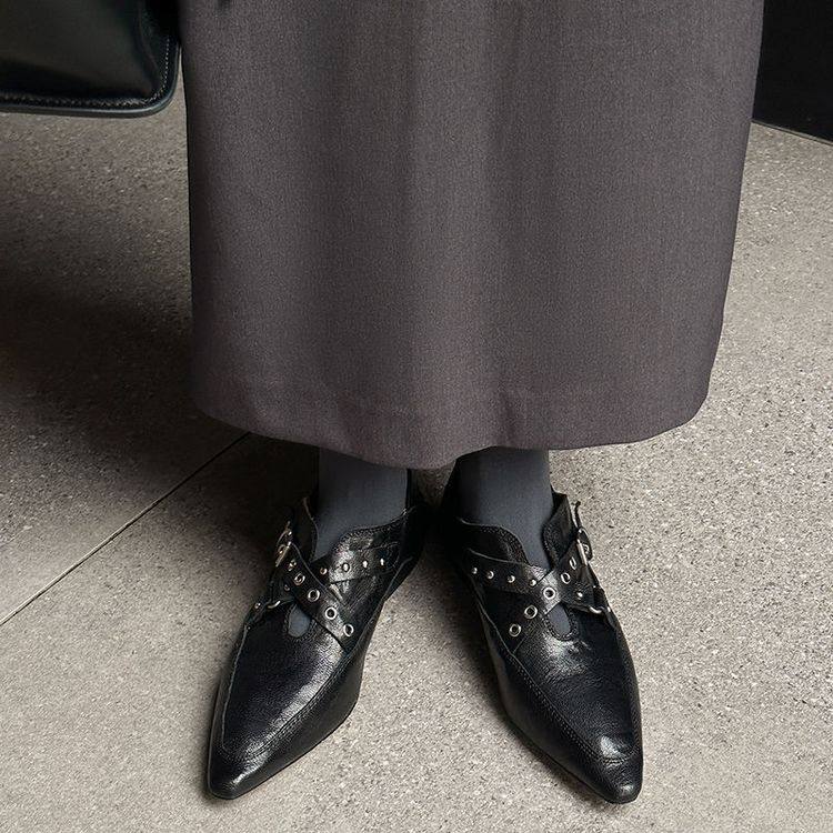 厂家直销~15年老店手工订制真皮羊皮深口单鞋女低跟平底小方头女,淘宝优惠券,粉丝福利购,淘宝优惠卷