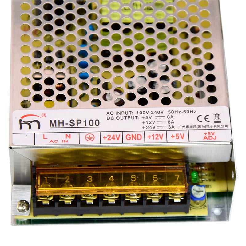 MHSP100数币售币游戏机大型街机扑鱼机24V12V5V兑币机配件电源盒 - 图0