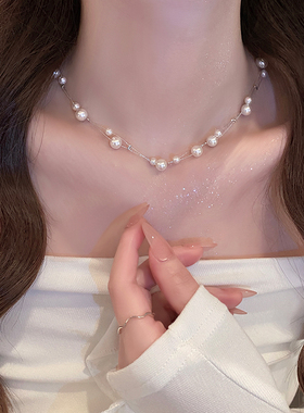 2025新款满天星项链女高级感