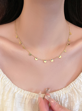 星月神话绿色串珠项链女