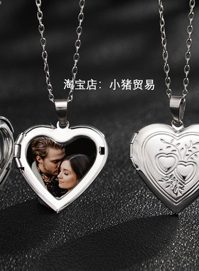 宠物狗狗纪念防水照片挂坠盒刻字