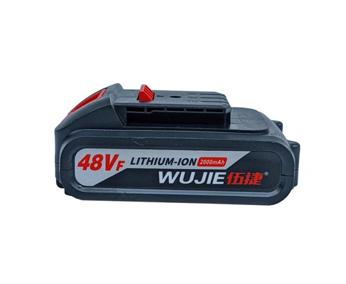 伍捷48V128V108VF188VF电动扳手角磨机电锤电锯锂电池充电器配件 - 图1