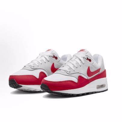 Nike Air Max 1 Sport Red 潮流舒适  低帮 儿童休闲鞋 红 青少年,淘宝优惠券,粉丝福利购,淘宝优惠卷