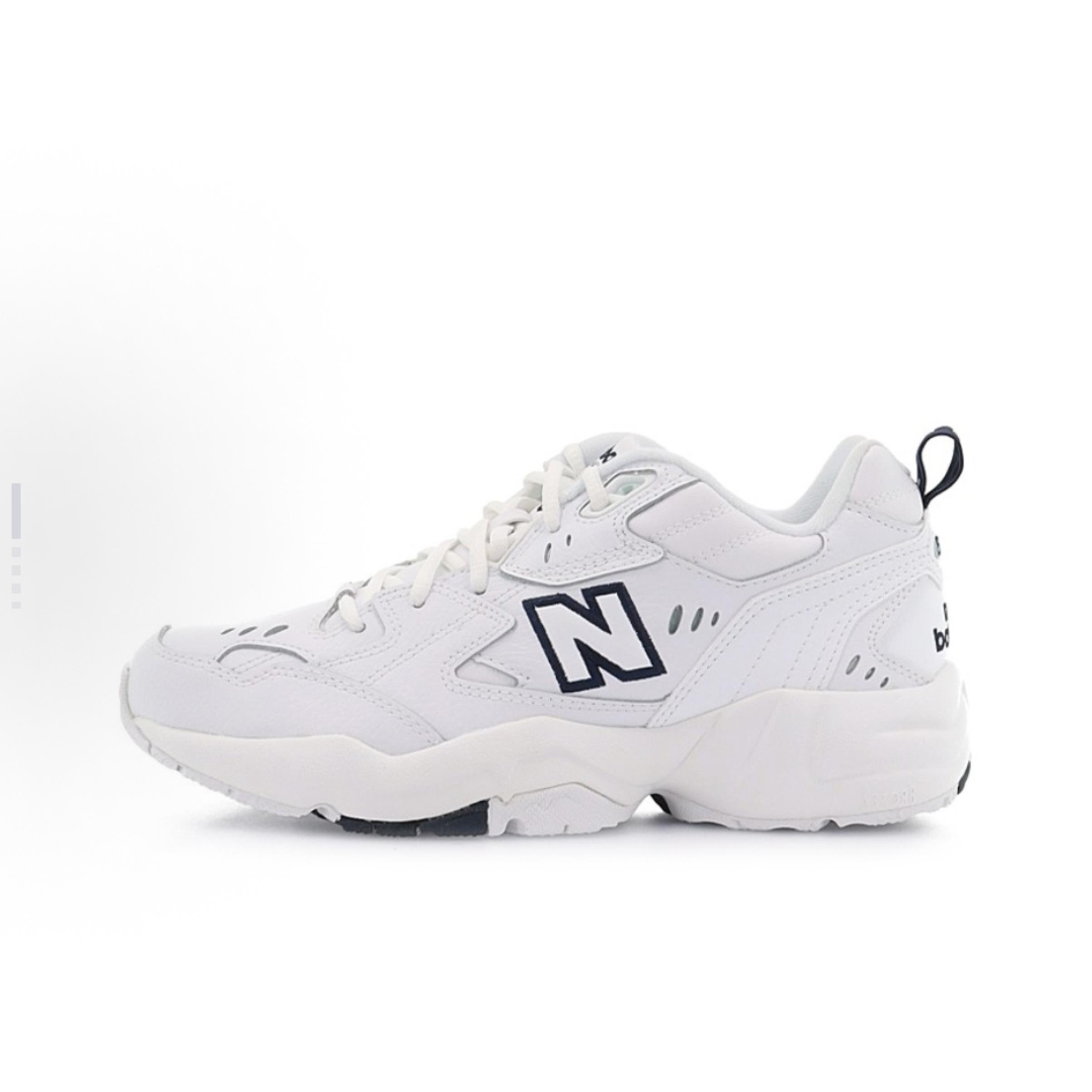 New Balance NB 608 V1 合成革 低帮 训练鞋 女款 白WX608WT - 图0