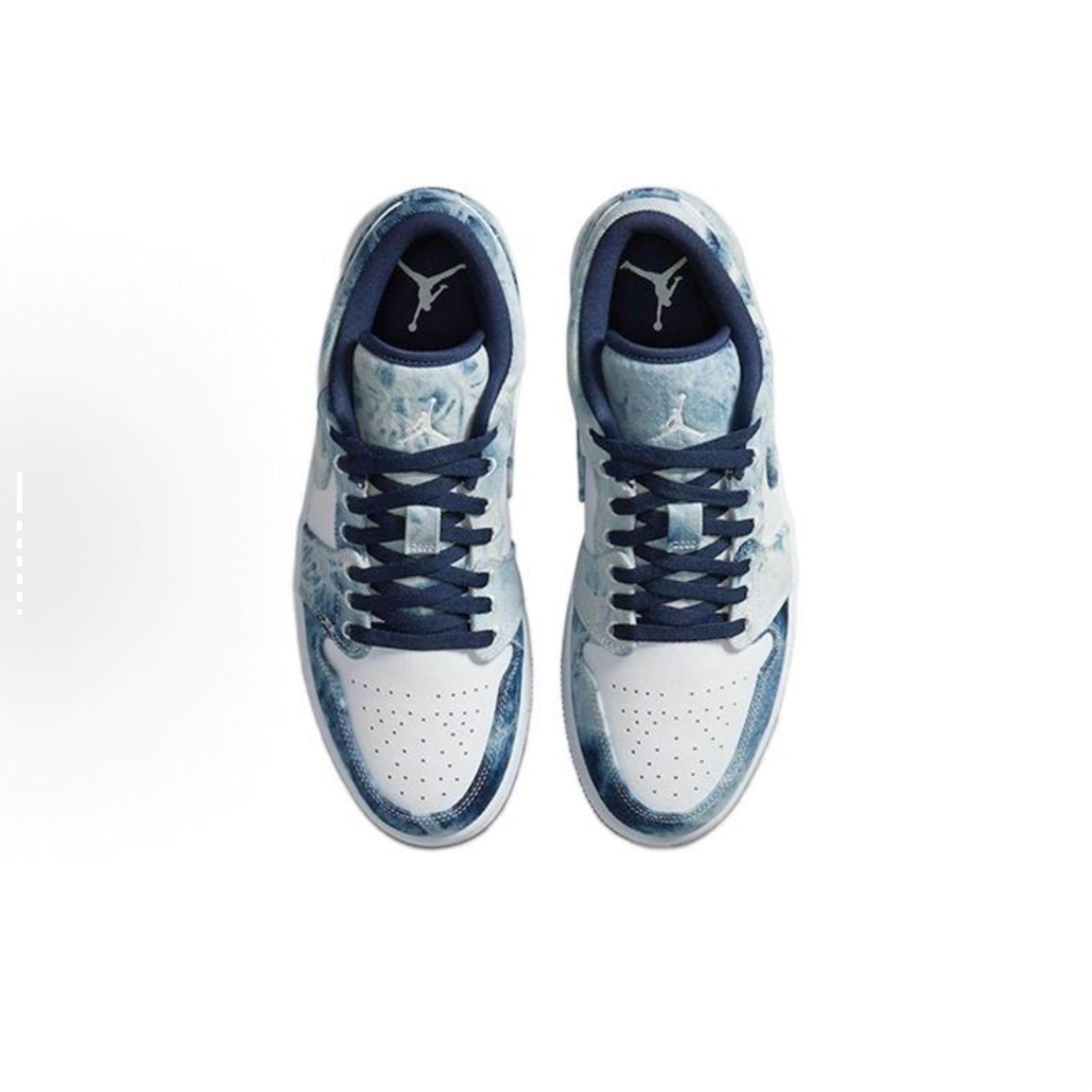 JORDAN JORDANAir Jordan 1 Low AJ1白蓝水洗低帮篮球鞋,淘宝优惠券,粉丝福利购,淘宝优惠卷