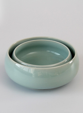 零配冰裂纹陶瓷水仙杯洗烟灰缸