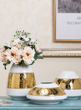 景德镇陶瓷创意客厅插花工艺品