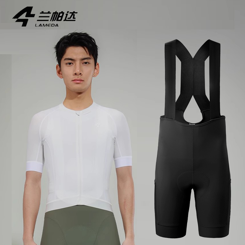 兰帕达新品骑行服短袖男春夏COOLMAX透气亲肤一片式公路车套装 - 图3