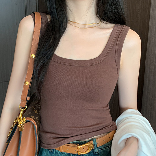 Large collar vest wide shoulder strap to cover the secondary breast