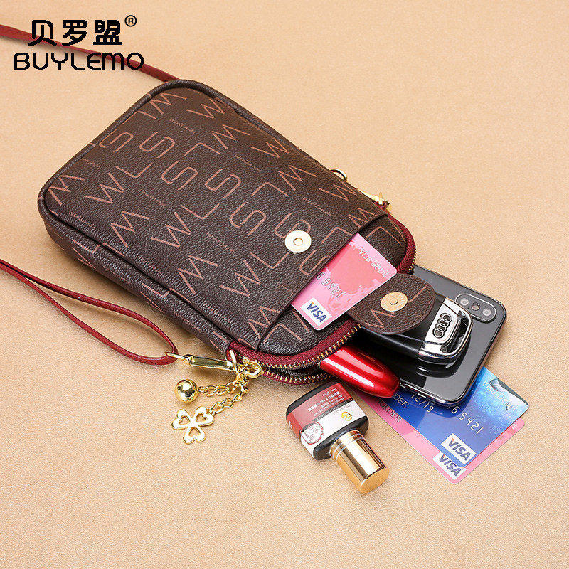 放手机的女2020新款时尚百搭斜挎包 贝罗盟手机包