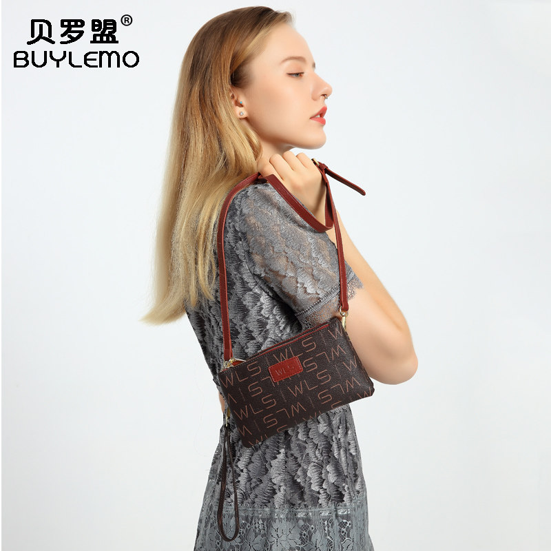 2020新款时尚百搭单肩包潮零钱包 贝罗盟女士包袋