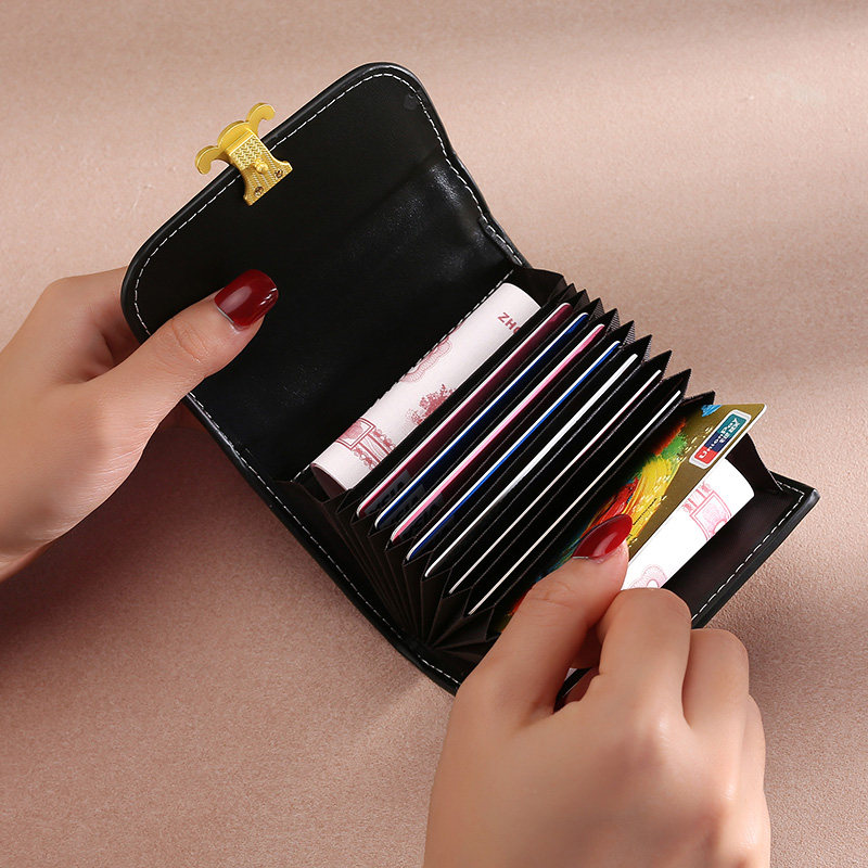 女士小巧超薄多卡位精致高档卡包 贝罗盟卡包