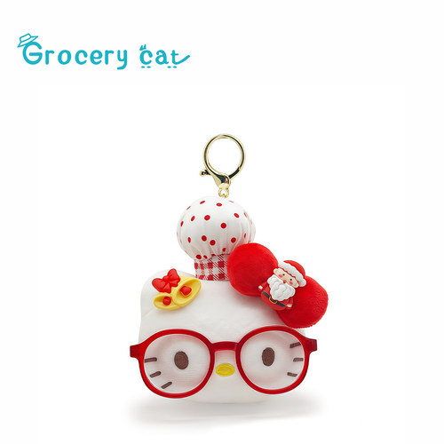 日本Grocery Cat hellokitty挂件哈喽kitty毛绒小挂件玩礼物 - 图0
