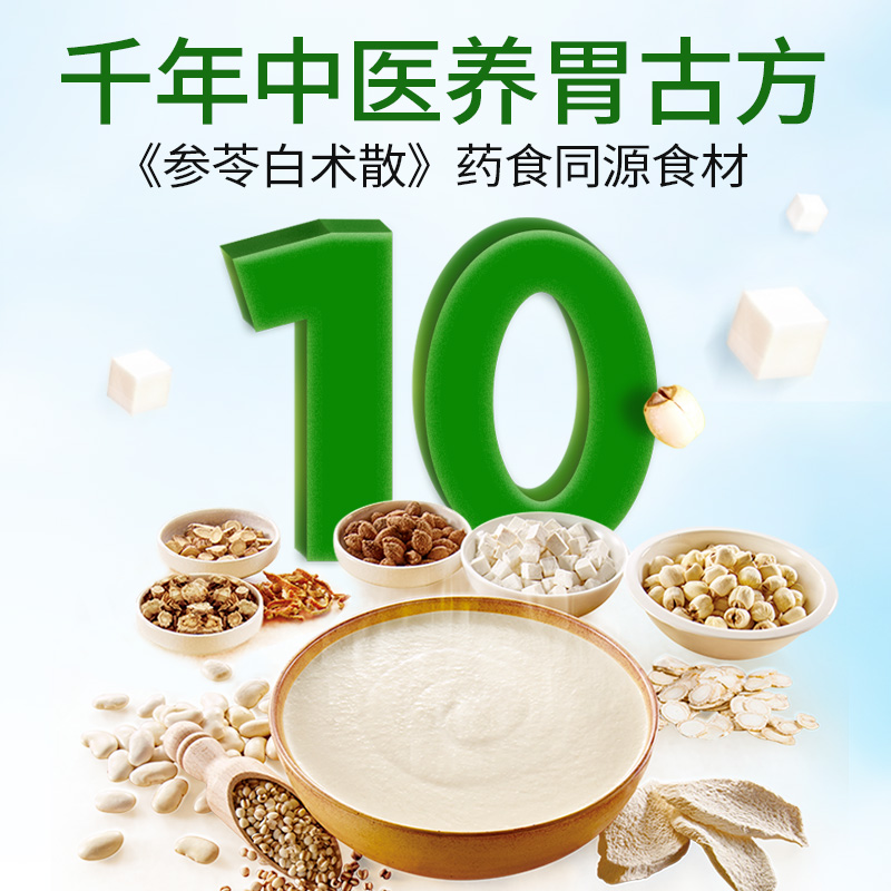 江中猴姑米稀牛奶米糊30天装高蛋白高钙养胃食品送礼盒老人营养品