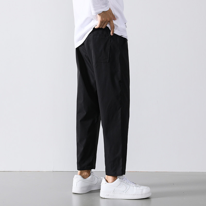 冰丝空调男速干宽松秋季直筒裤子 帝洲虎休闲裤