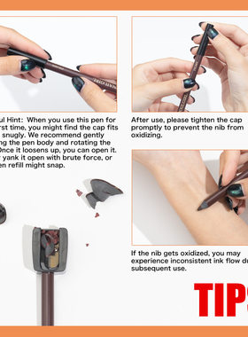 Eyeliner gel pen Waterproof and sweatproof eyeliner pen