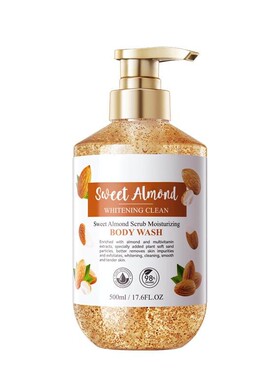 杏仁 沐浴露500ml 清洁沐浴液whitenning shower gel almond