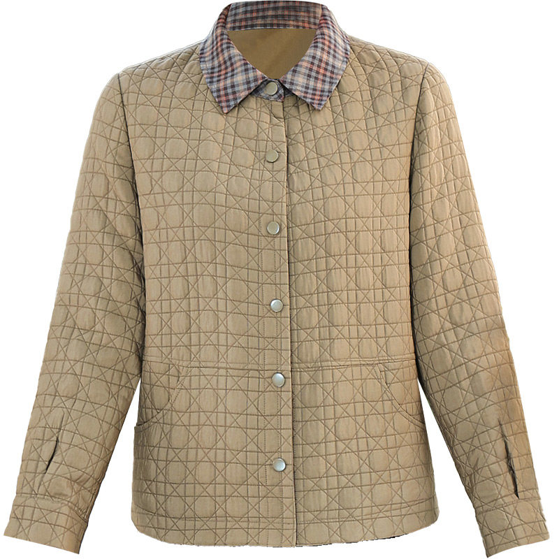 妈妈春装短款新款40岁50春秋夹克 追梦公主服饰中老年女装