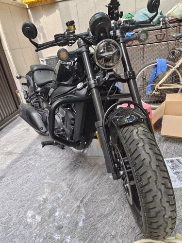 适配于春风450CLC /250clc改装靠背复古后靠弓护杠保险杠配件 - 图3