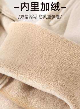 手套女新款冬天薄绒保暖分指手套时尚百搭骑车防风防寒可触屏冬季