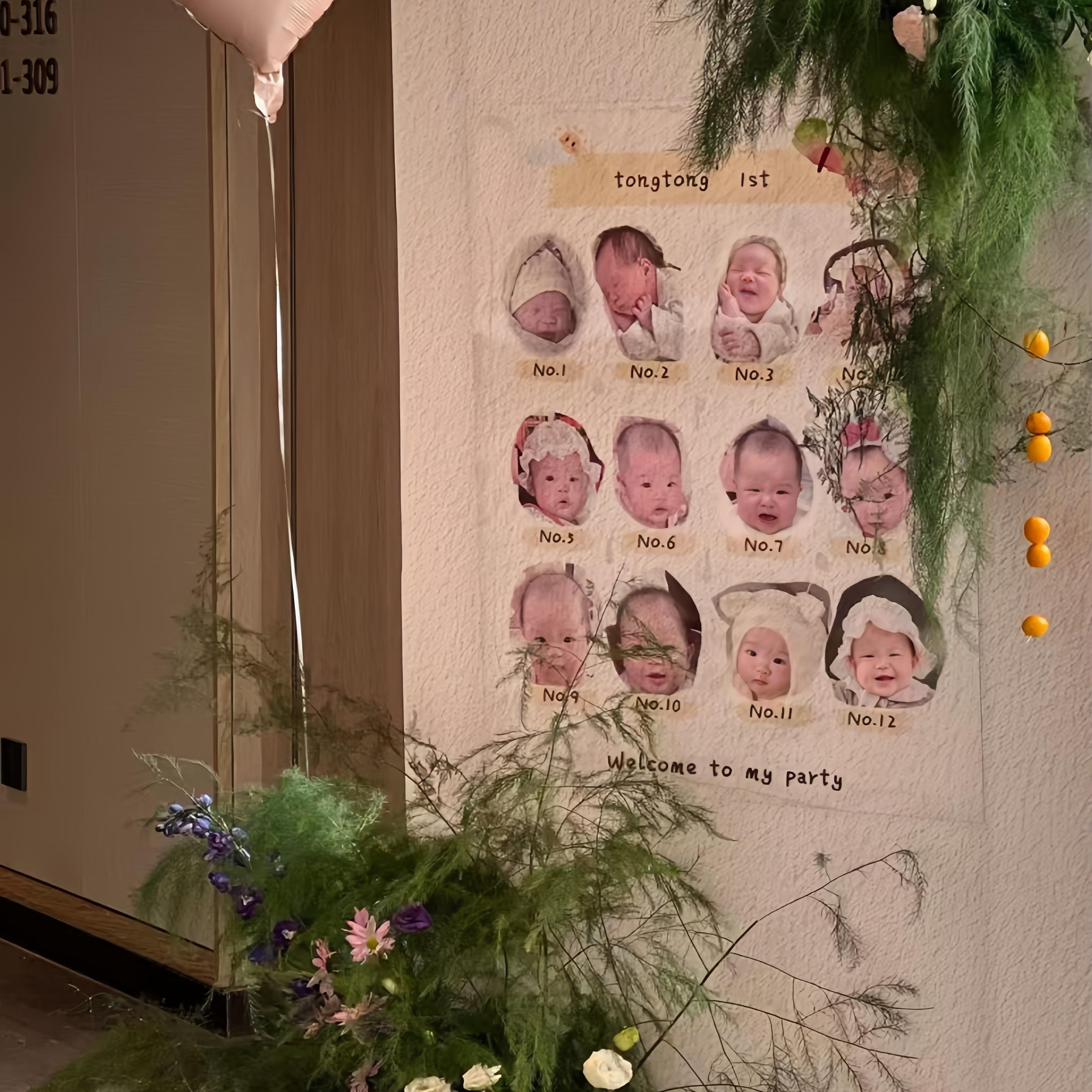 ins风周岁生日布置场景装饰背景墙宝宝派对kt板男女孩生日高级感,淘宝优惠券,粉丝福利购,淘宝优惠卷