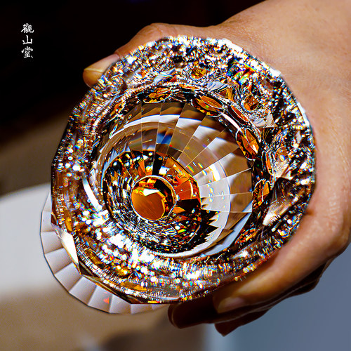 欧式万花筒K9无铅优质水晶酒杯高脚红酒杯啤酒杯高颜值杯子礼物 - 图0