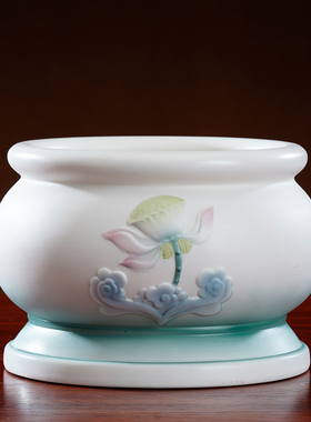 陶瓷祥云供具套装供佛用品大全