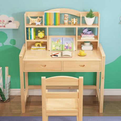 Solid Wood Study Table Children S Desk Primary School Student Writing Desk And Chair Set Writing Desk