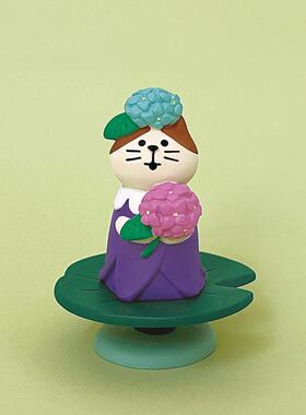 春天雨季摆件日本DECOLE树脂潮玩