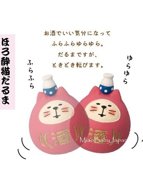 日本DECOLE春日赏樱开学猫摆件